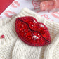 Passionate Kisses Bead Embroidery Brooch Decoration Kit by Abris Art AD-244