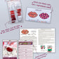 Passionate Kisses Bead Embroidery Brooch Decoration Kit by Abris Art AD-244