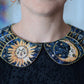 Bead Embroidery Kit. Decoration - Collar Galactic beauty
