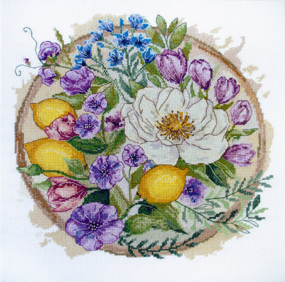 Cross-stitch kit - A floral moment AH-287