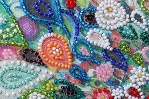 Mini Bead embroidery kit - Colored tail AM-187