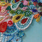 Mini Bead embroidery kit - Colored tail AM-187