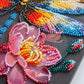 Mid-sized bead embroidery kit - Flickering wings AMB-106