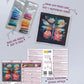 Mid-sized bead embroidery kit - Flickering wings AMB-106