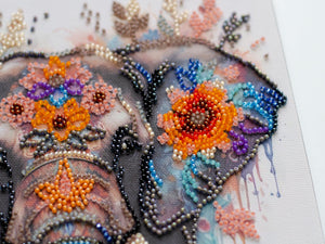Mid-sized Bead Embroidery kit - Secrets of the east