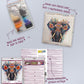 Mid-sized Bead Embroidery kit - Secrets of the east