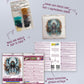 Mid-sized Bead Embroidery kit - Crystal Web