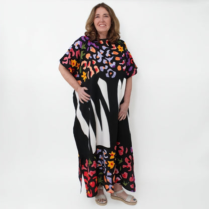 Vibrant Wildflower Maxi Dress