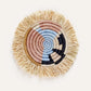 Abstract Form Fringe Set of 4 Coasters