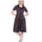 Animal Alphabet Collared Twirl Dress