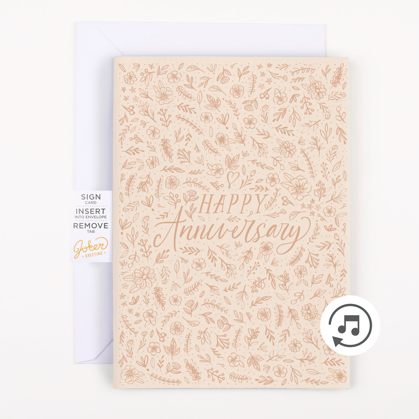 Endless Anniversary Card with Glitter