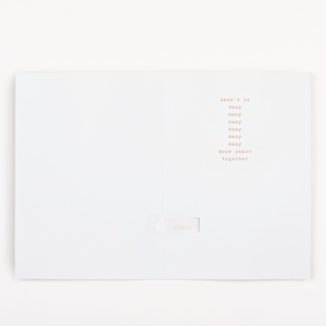 Endless Anniversary Card with Glitter