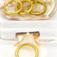 Thai Buddhist Temple Rings, Rush, Colorful Kumlai, Sizes Available