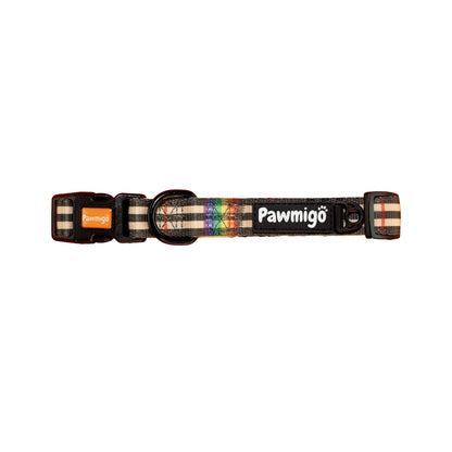 Rainbow Plaid Collar