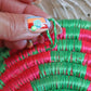 August African Basket Collection, Pink, Green, Blue, from Rwanda, Set of 3