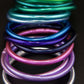 Aurora Borealis Set Thai Buddhist Temple Bracelets, Mantra Bangle, Thick, Sizes Available