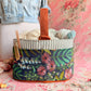 Meadow Caddy – Handmade USA Floral Yarn & Notions Organizer