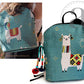 Mamallama Backpack with Colorful Tassel, Atenti USA Made