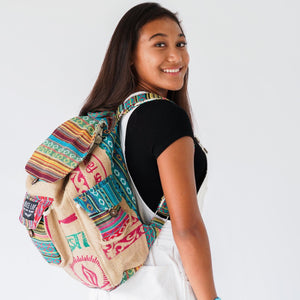 Recycled Travel Backpack Agra