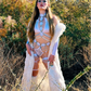 Long LED Light Up Faux Fur Coat