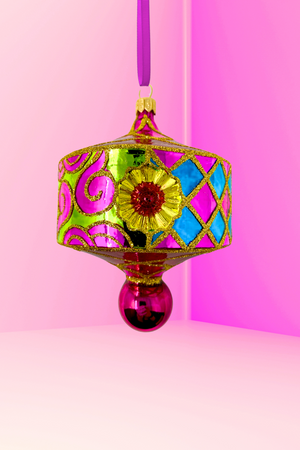 Beverly Hills Reflector Polish Glass Ornament