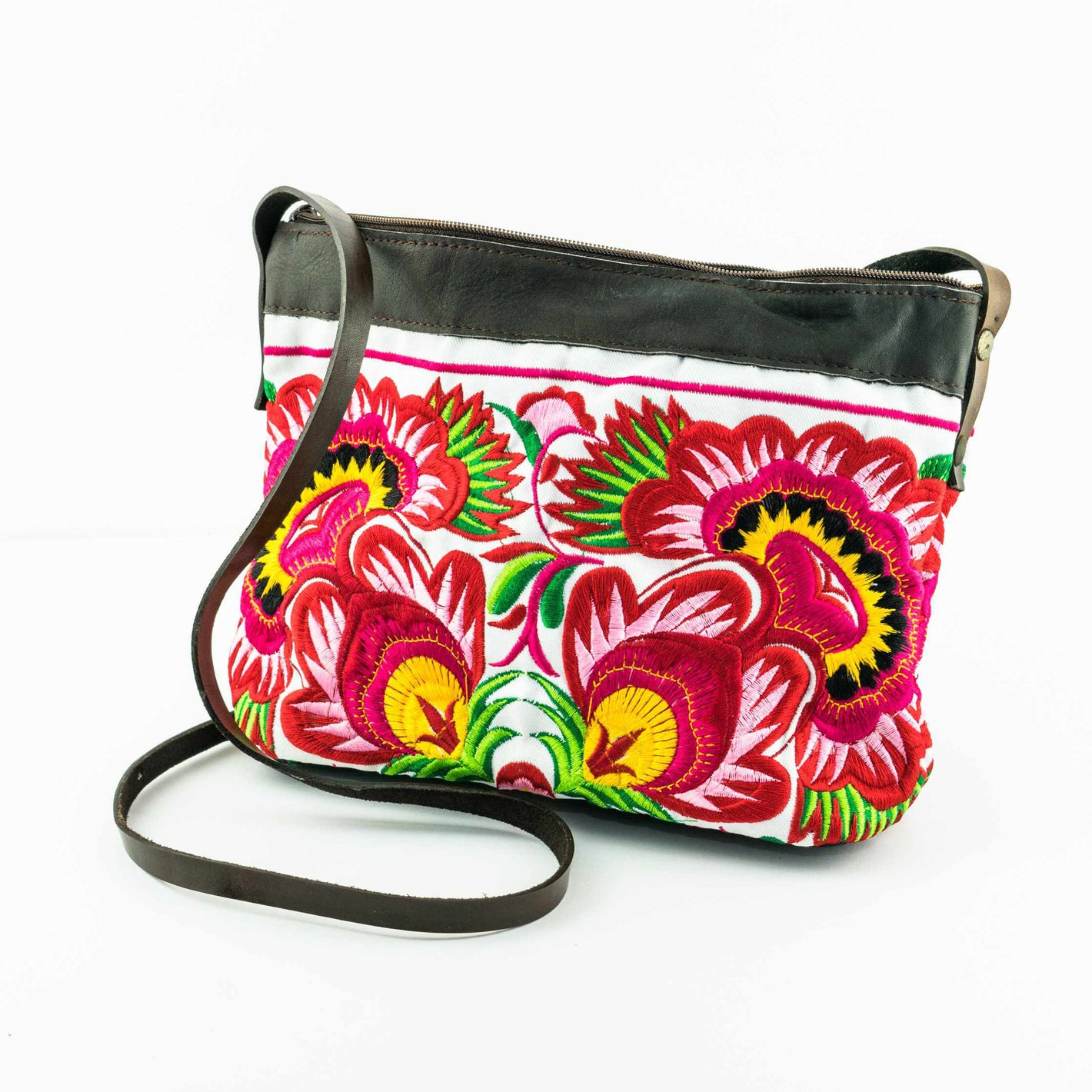 Latin Rose Embroidered Purse - Thailand
