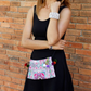 Crossbody Embroidered Hmong Floral Geometric Bag - Thailand