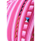 Karen Hill‑Tribe Pink Striped Shoulder Bag — Handwoven Fair‑Trade - Thailand