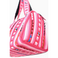 Karen Hill‑Tribe Pink Striped Shoulder Bag — Handwoven Fair‑Trade - Thailand