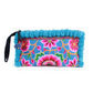 Rocio Multi-Color Pom Pom Wristlet Bag - Thailand