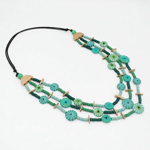 Turquoise Teagan Triple Necklace