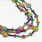 Multicolor Teagan Triple Necklace
