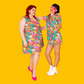 8-Bit A-Frames Minidress in Bright Day