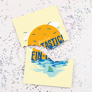 Endless Baby Shark Card With Glitter