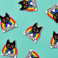 Rainbow Cat Magnet