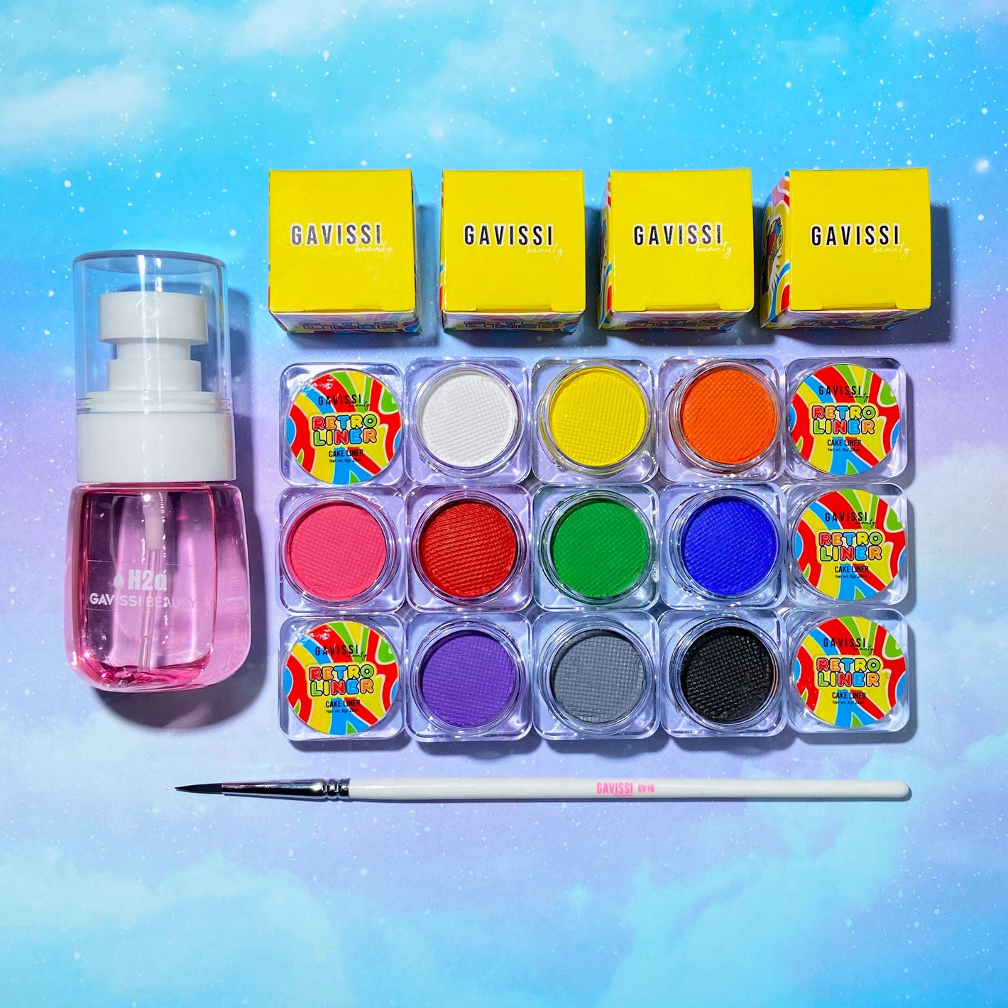 BASICS BUNDLE: 10 LINERS + BRUSH + SPRAY BOTTLE