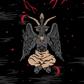 Evil AF Baphomet Crew Socks