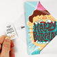 Endless Burp Day Card with Glitter