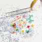 Endless Piñata Birthday Card with Glitter and Sticker Surprise
