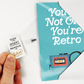 Endless Retro Birthday Card with Glitter
