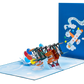 Happy Birthday Biplane Pop Up Card