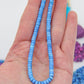 Natural Spacer Beads: 5x4mm Turquoise, Blue, Purple Heishi, Tube Shaped