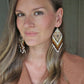 Brown Rooted Earrings