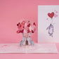 Love Bunnies Pop Up Card