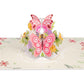 Butterflies Pop Up Card - 5" x 7"