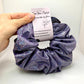 Purple Holographic & Sparkle Scrunchie Set