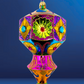Carretto Prisma Glass Christmas Ornament