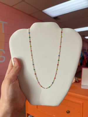 Rainbow Gold Chain Necklace
