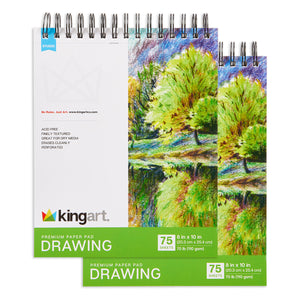 Drawing Paper 8x10 75 Sheets 2-Pack