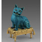 Purrquoise Cat Enamel Magnet